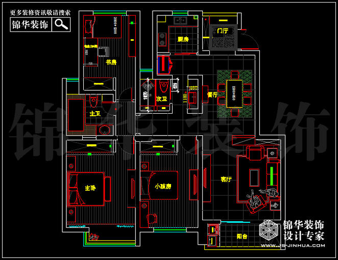 大發(fā)凱鴻雋府135平米 戶(hù)型