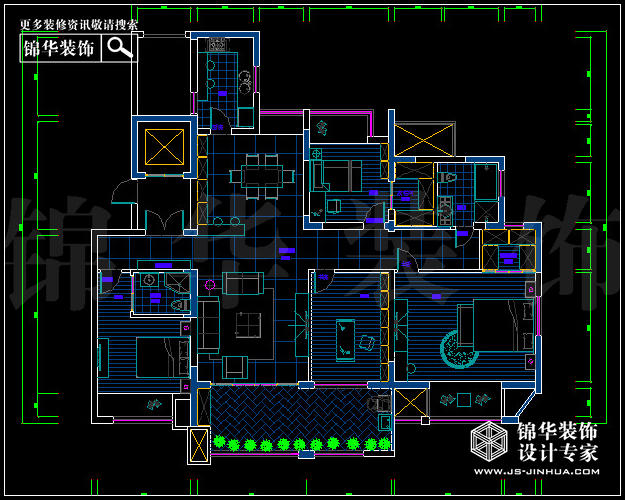 保利香檳國(guó)際A2戶(hù)型200平米 戶(hù)型