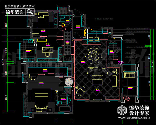 中海鳳凰熙岸C3戶(hù)型187平米 戶(hù)型